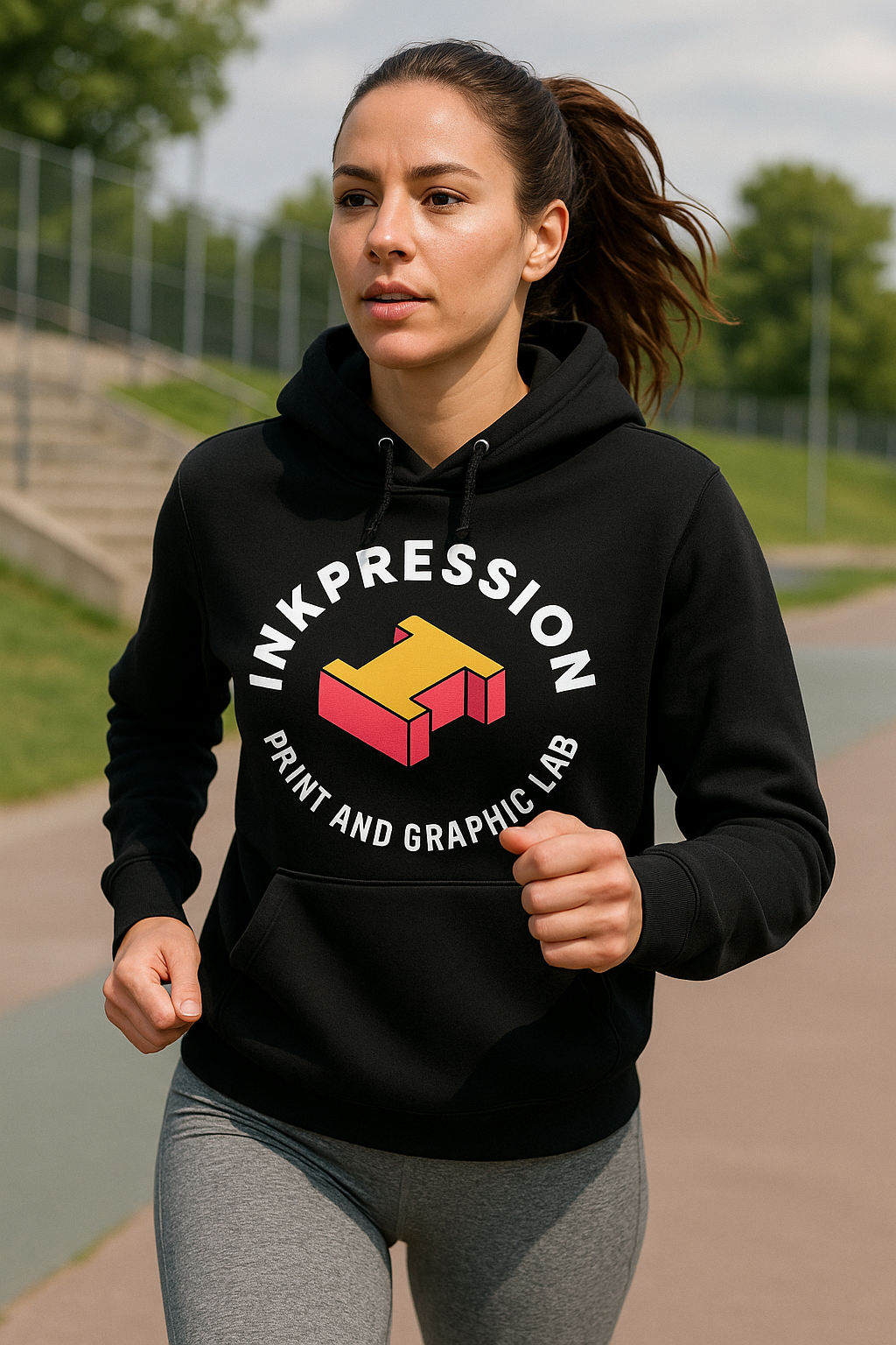 Felpa con logo o stampa personalizzata